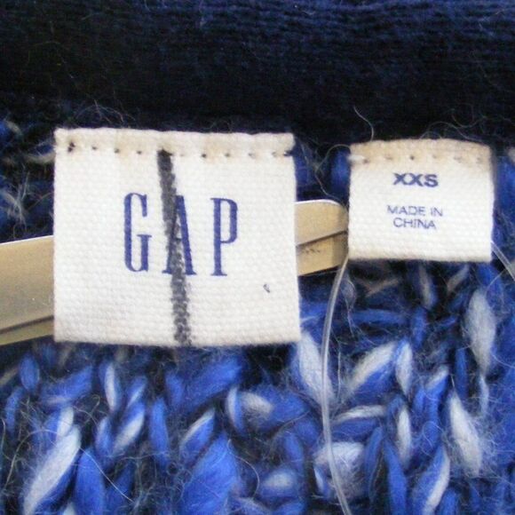 GAP Marled Sweater, Oversized XXS, Alpaca Blend, Chunky, Soft, Long sleeve - Picture 7 of 9